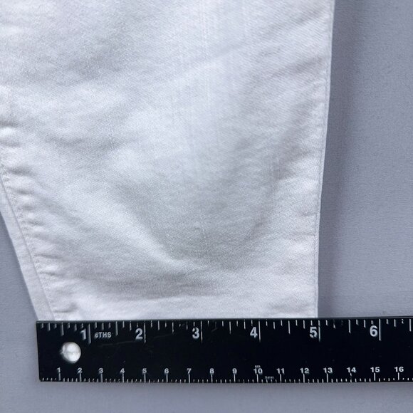 J.Crew 9' High Rise Toothpick Skinny Jeans Womens Size 27 Light Wash White - Picture 8 of 12